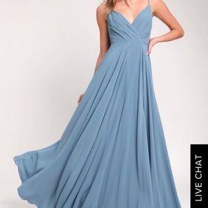 Lulu’s All About Love Dress - Slate Blue